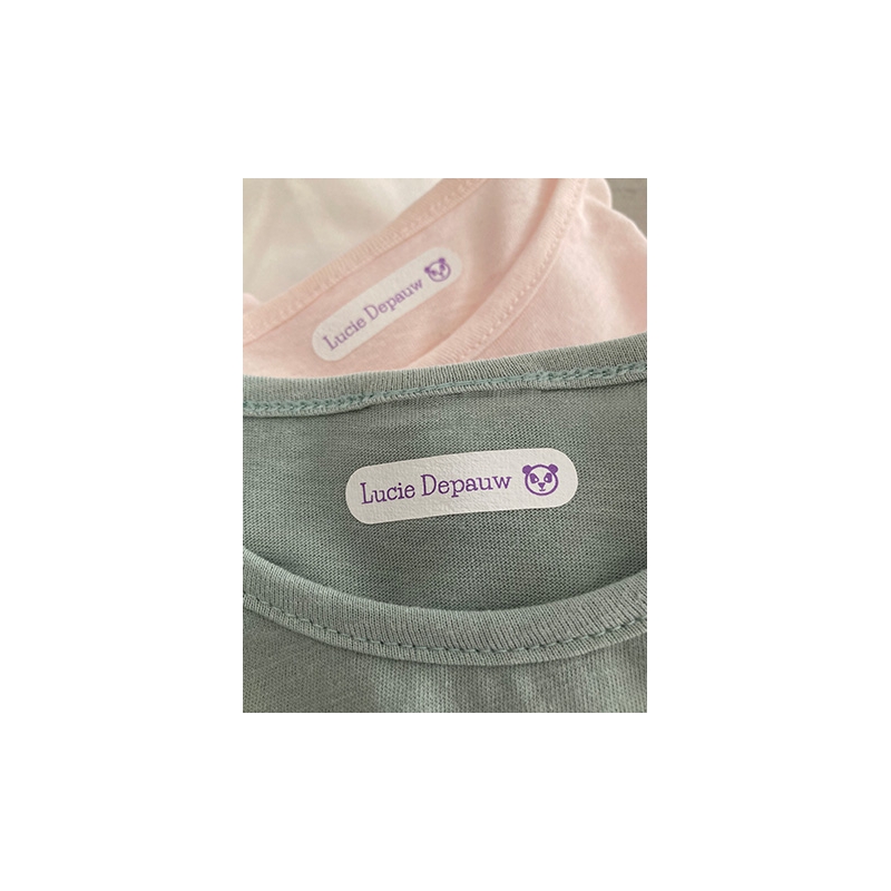 melu kids® Étiquette Vêtement Thermocollante (50 pièces) - Étiquette  vêtement enfant à repasser - Personnalisables et lavables en machine -  Blanc : : Cuisine et Maison